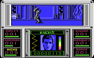 Hicks spotting a walking Alien