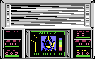 An Alien has ambushed (and likely killed) Ripley. Her video feed is just garbage.